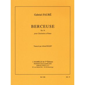 Gabriel Fauré: Berceuse Op.16 (Clarinet & Piano)