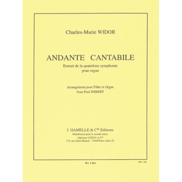 Charles Marie Widor: Andante cantabile (Flute & Organ)