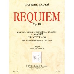 Gabriel Faur&eacute;: Requiem Op.48 (Musica Gallica) (Choral-Mixed accompanied)