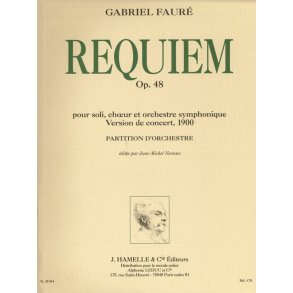Faure Gabriel Requiem Op.48 Version 1900 Choir Orchestra Full Score