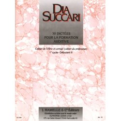 Succari 30 Dictees Pour La Formation Auditive Eleve Prof 1 Debt 2 Bk