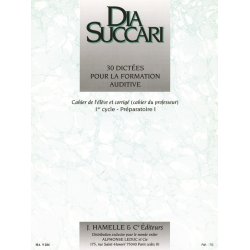 Succari 30 Dictees Pour La Formation Auditive Eleve Prof 1 Prep 1 Book