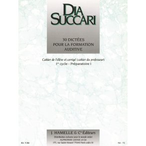 Succari 30 Dictees Pour La Formation Auditive Eleve Prof 1 Prep 1 Book