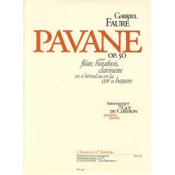 Pavane Op 50 Fl Ob Cla Fhn Bsn Sc/Pts