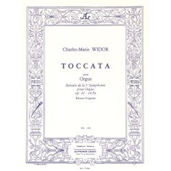 Widor Toccata Extrait Symphonie No.5 Organ Book