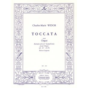 Widor Toccata Extrait Symphonie No.5 Organ Book