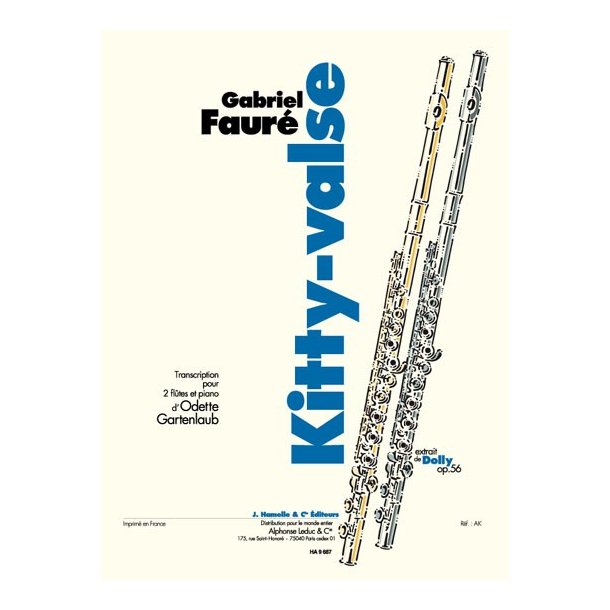 Kitty Valse 2fl/Pno Arr Gartenlaub