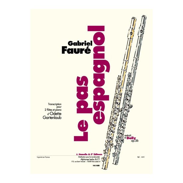 Le Pas Espagnol 2fl/Pno Arr Gartenlaub