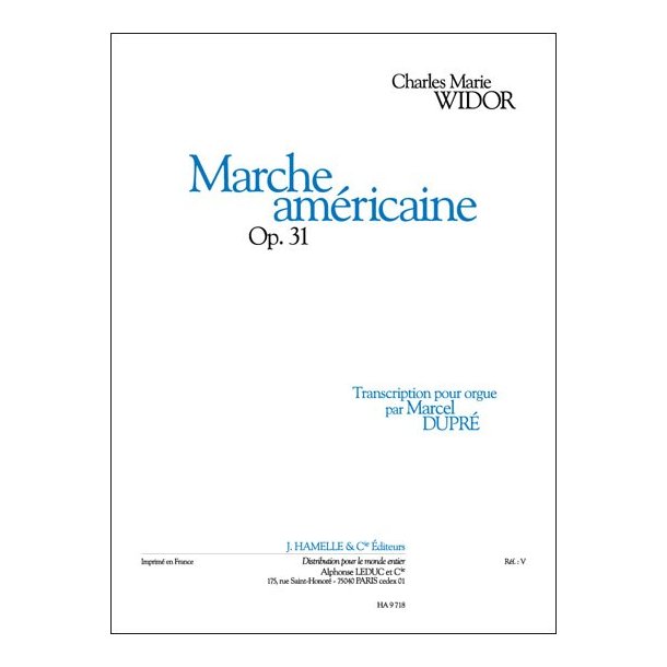 Marche Americaine Op 31 Trans Dupre