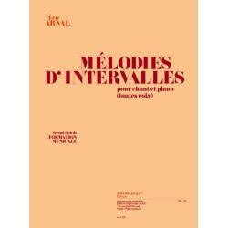 E. Arnal: M&eacute;lodies d'Intervalles (Voice & Piano)