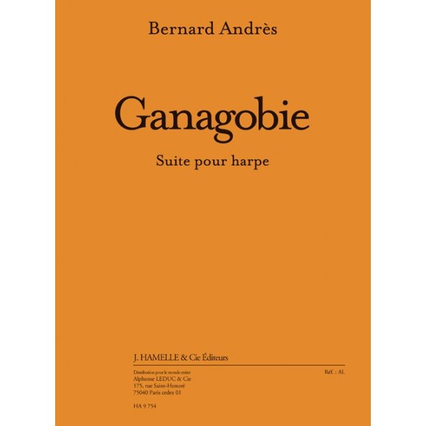 Andres: Ganagobie (13') suite pour harpe
