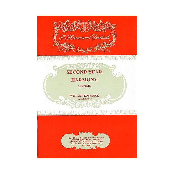 William Lovelock: Second Year Harmony