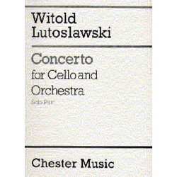 Witold Lutoslawski: Concerto For Cello And Orchestra (Solo Part)