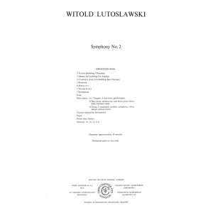Witold Lutoslawski: Symphony No.2