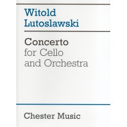 Witold Lutoslawski: Concerto For Cello And Orchestra (Score)