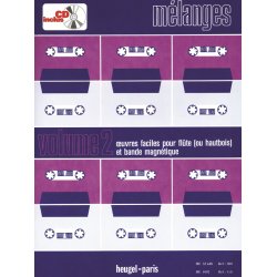 Divers Melanges Vol 2 Oeuvres Faciles Flute &amp; Cassette