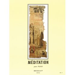Massenet Jules Thais Meditation Piano Book