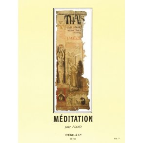 Massenet Jules Thais Meditation Piano Book