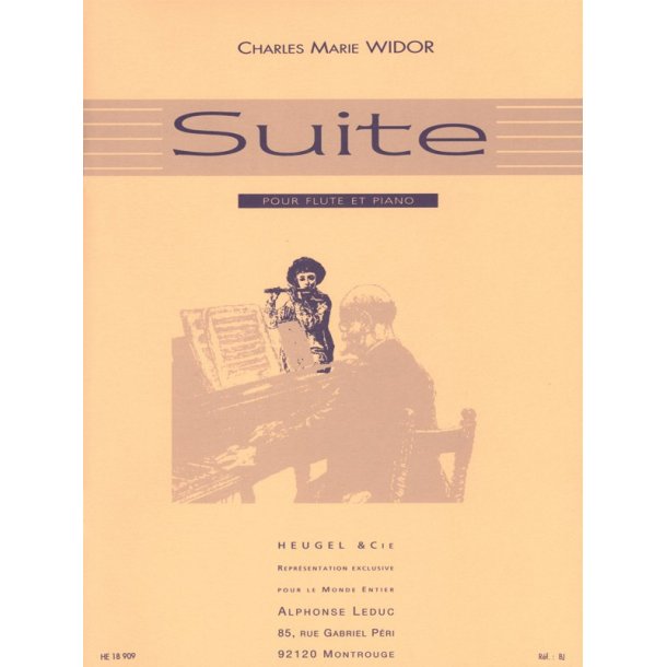 Charles-Marie Widor: Suite For Flute And Piano Op.34