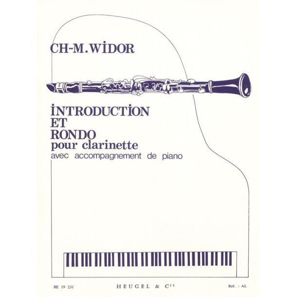 Charles Marie Widor: Introduction Et Rondo Op. 72 (Clarinet And Piano)