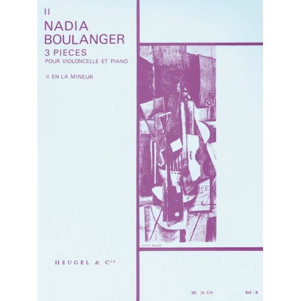 Nadia Boulanger: 3 Pieces - No. 2 In A Minor (Cello & Piano)