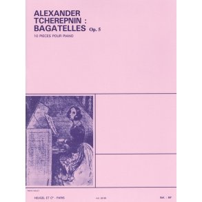 Tcherepnin Bagatelles Op.5 10 Pieces Piano Book