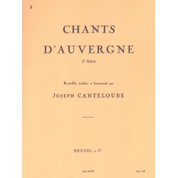 Joseph Canteloube: Chants D'auvergne Volume 2 - Bailero
