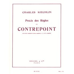 Charles Koechlin: Precisions on Counterpoint rules