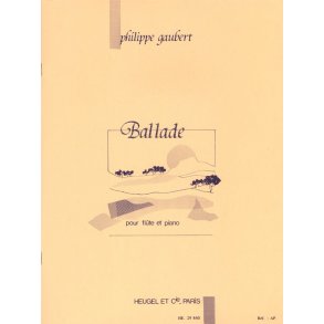 Philippe Gaubert: Ballade (Flute & Piano)