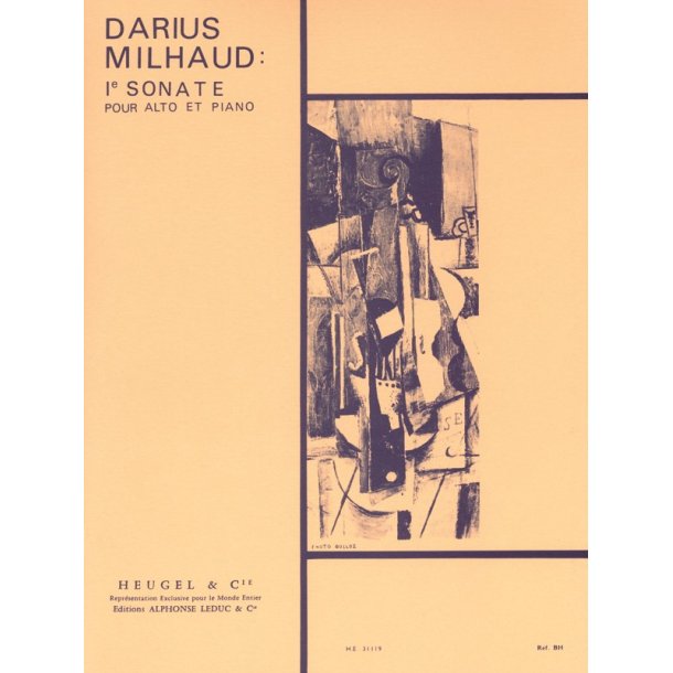 Darius Milhaud: Sonate No.1, Op.240 (Viola & Piano)