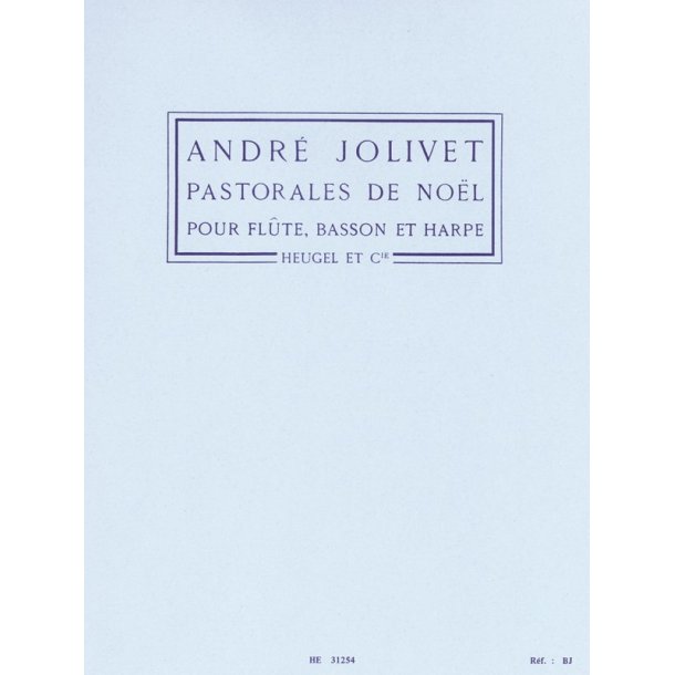 Andr&eacute; Jolivet: Pastorales de No&euml;l (Trio - Mixed)