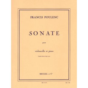 Francis Poulenc: Sonate (Cello/Piano)