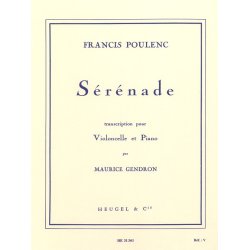 Francis Poulenc: Serenade (Cello/Piano)
