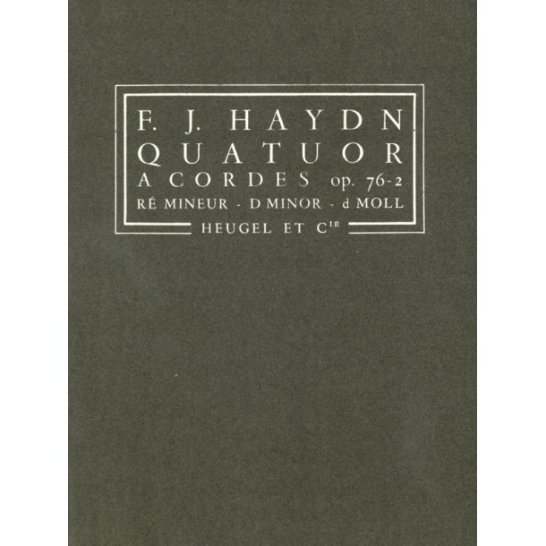 String Quartet Op 76 No 2 D Min