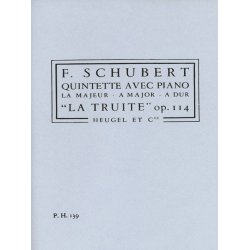 Franz Peter Schubert: Piano Quintet Op.114 (PH139) 'The Trout' (Quintet-Strings)