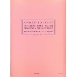 Concerto pour basson, orchestre &agrave; cordes et piano version pour piano et basson