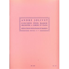 Concerto pour basson, orchestre à cordes et piano version pour piano et basson