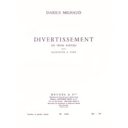 Darius Milhaud: Divertissement en 3 Parties Op.299b (Quintet-Wind)