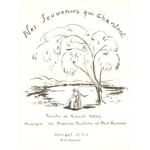 Poulenc Francis Nos Souvenirs Qui Chantent Medium Voice & Piano Book