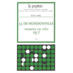 Jean-Joseph Cassan&eacute;a de Mondonville: Sonates en Trio (LP3) (Violins 2 & Piano)