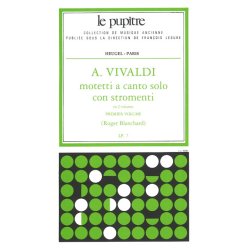 Antonio Vivaldi: Motetti A Canto Solo Con Stromenti Volume 1