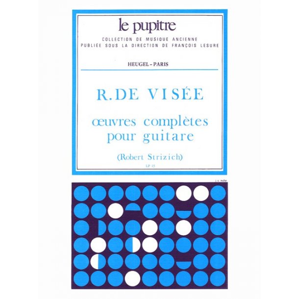 Robert de Vis&eacute;e: Oeuvres compl&egrave;tes (LP15) (Guitar solo)