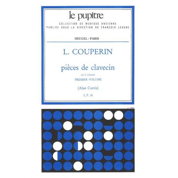 Louis Couperin: Pi&egrave;ces de Clavecin Vol.1 (LP18) (Harpsichord solo)