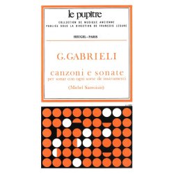 Giovanni Gabrieli: Canzoni e Sonate pour divers Instruments (LP27) (Ensemble-Mixed 8 or more)