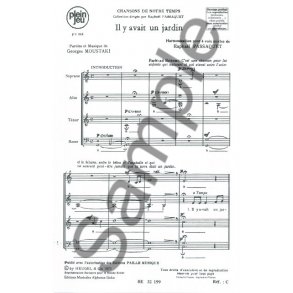 Moustaki Chansons De Notre Temps Pj245 Il Y Avait Un Jardin 4 Part