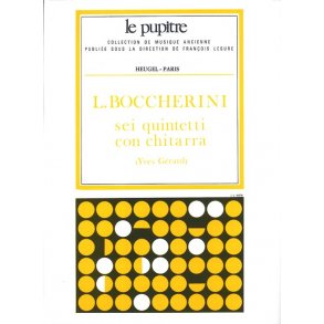 Boccherini: Sei quintetti con chitarra partition (lp29)