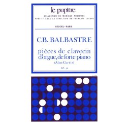 Claude-B&eacute;nigne Balbastre: Pi&egrave;ces de Clavecin, d'Orgue et de Fortepiano (LP52) (Organ)