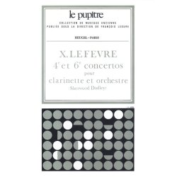 Jean-Xavier Lef&egrave;vre: Concertos No.4 & No.6 (LP56) (Clarinet & Orchestra)