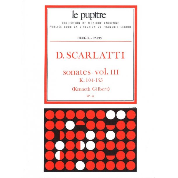 Domenico Giuseppe Scarlatti: Sonatas Vol.3: K104-K155 (LP33) (Harpsichord solo)