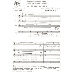 Marcy Grindel Chansons De Notre Temps Pj473 La Queue Du Chat 4 Part